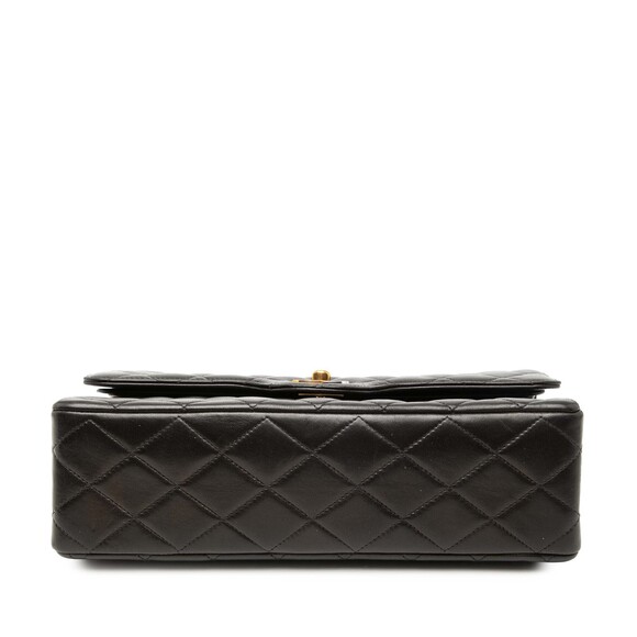 Pre-Loved Chanel Medium Quilted Lambskin Gold and Silver Combo CC Double Flap - Picture 3 of 7